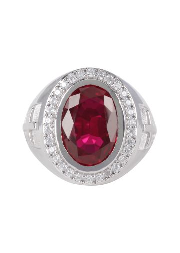 Mens Clergy Apostle Ring MRG2201 (S Red)