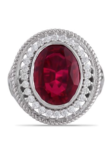 Mens Apostle Clergy Ring Style Mrg2224 (S-Red)