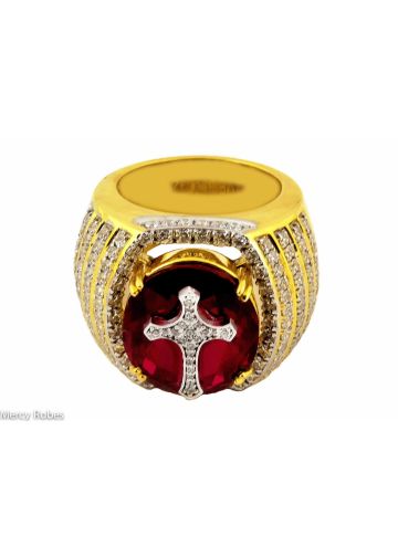 Mens Bishop/Apostle Ring Style 2035 (G R)