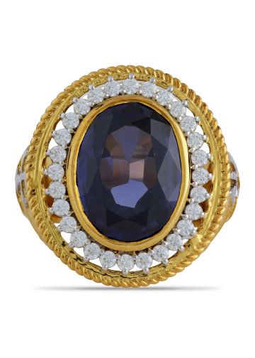 Mens Bishop Clergy Ring Style Mrg2224 (G-Purple)