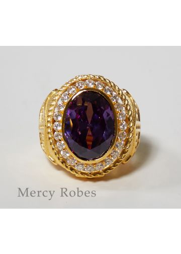 Mens Clergy Bishop Ring Style Subs860 G-P