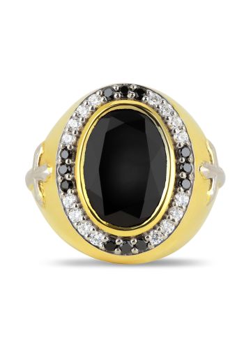 Mens Clergy Pastor Ring Style MRG2223 (G-Black)
