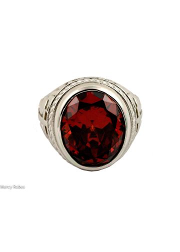 Mens Apostle Clergy Ring Style Subs386 (S - Red)