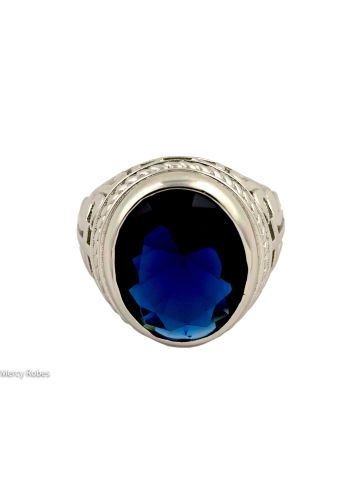 Mens Overseer Clergy Ring Style Subs386 (S - Royal Blue)