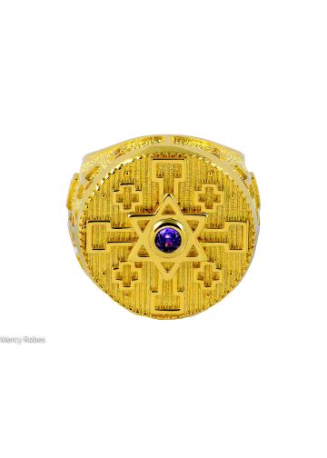 Mens Clergy Ring Style Subt456 (G P)