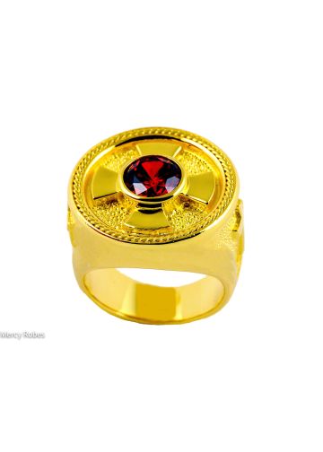 Mens Clergy Ring Style Subt457 (G R)