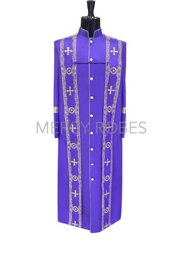 Mens Robe Style Emb125 (Roman Purple/Gold)