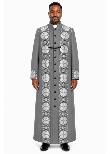 Mens Robe Style Exd185 (Gray‑Black‑Silver)