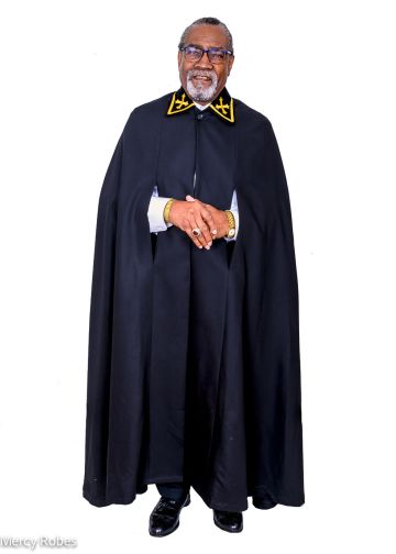 Mens Long Clergy Cloak (Black)