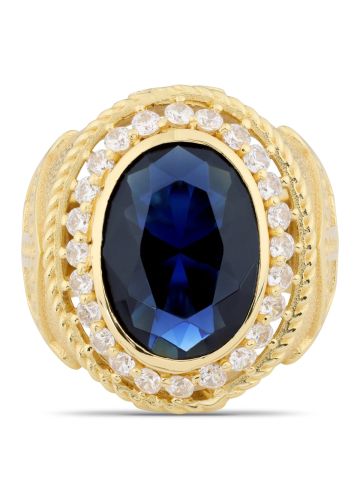 Mens Overseer Ring Style Subs860 (G-Blue)