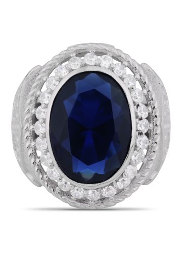 Mens Overseer Ring Style Subs860 (S-Blue)