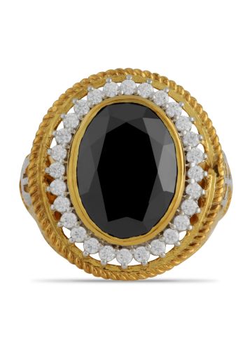 Mens Pastor Clergy Ring Style Mrg2224 (G-Black)