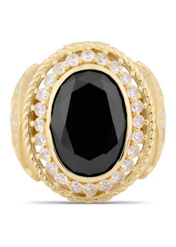 Mens Pastor Ring Style Subs860 (G-Black)