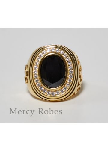 Mens Pastors Clergy Ring Style Rnz0488 (Gb)