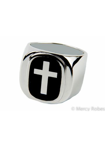 Mens clergy rings sales