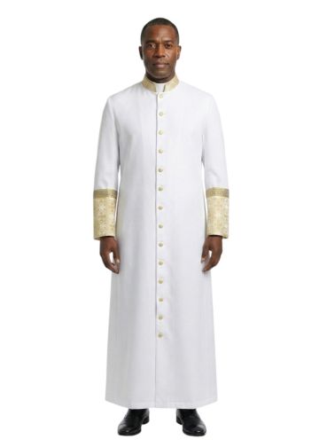 Mens Robe Mercy9001 (Twill White/Gold LT)
