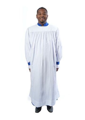 Mens Rochet With Royal Blue Cuff Bands
