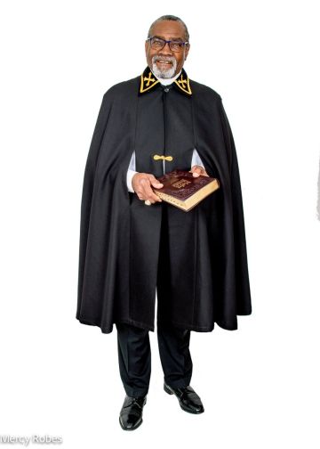 Mens Short Clergy Cloak (Black)