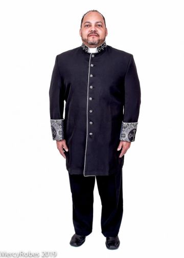 Short Robe 2018 (Black-Blk Silverlt)