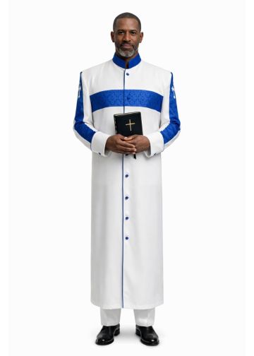 Robe Style Img156 (White Royal Blue LT)