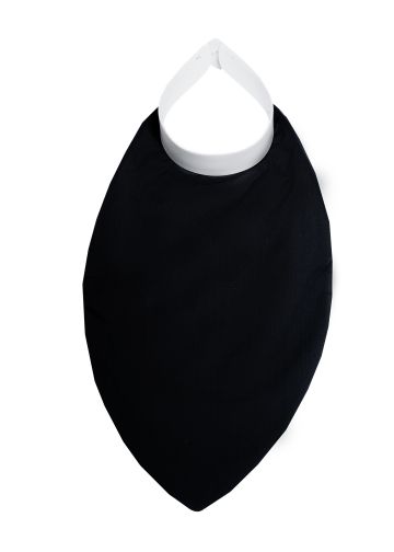 Mini Shirt Front Rabat (Black)