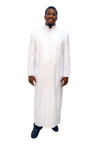 Mens Clergy Robe Bpa101 (White)