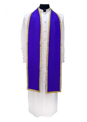 Traditional Tippet (Purple/Gold)