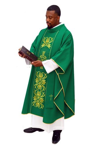 Chasuble Style SMQ-0180  (GREEN)