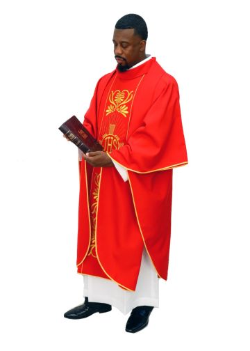 Chasuble Style SMQ-0180  (RED)