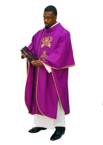 Chasuble Style SMQ-0180  (PURPLE)
