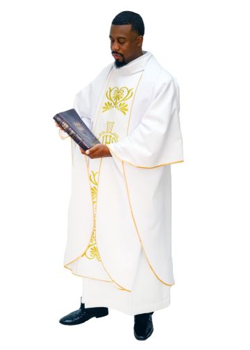 Chasuble Style SMQ-0180  (WHITE)