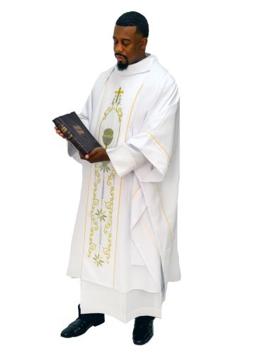 Chasuble Style SMQ-0175  (White)