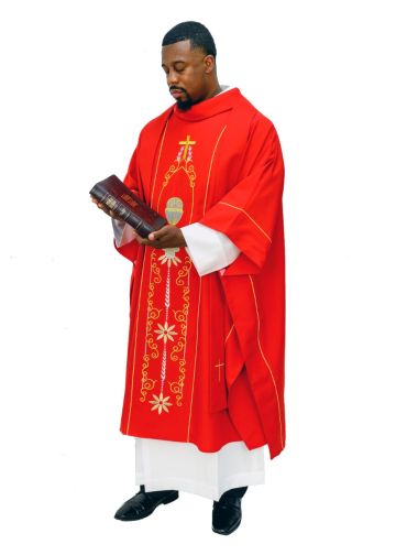 Chasuble Style SMQ-0175  (RED)