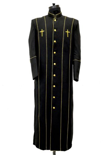 Clergy Robe Style Ime154 (Black/Gold)