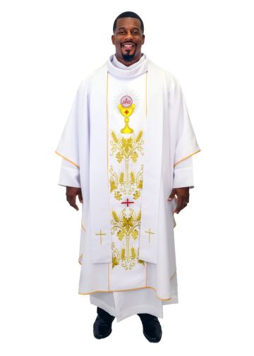 Chasuble Style SMQ-0190 (White Gold)