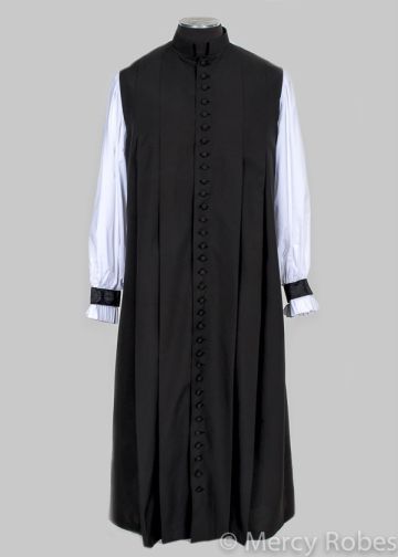 33 Button Chimere (Black)