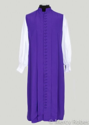 33 Button Chimere (Roman Purple)
