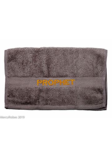 Preaching Hand Towel Prophet (Grey/Gold)