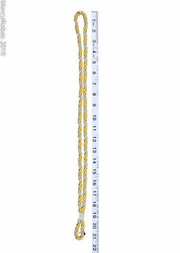 Premium Two Tone Gold/Silver Clergy Cord