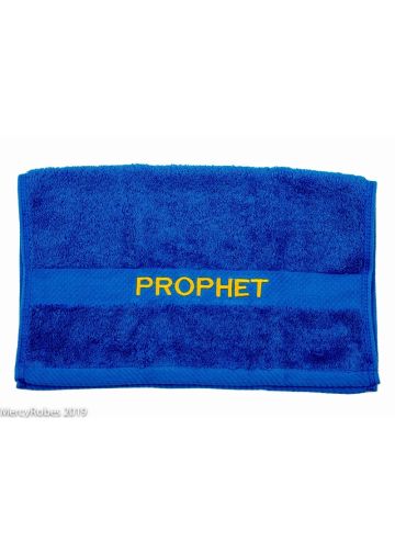 Preaching Hand Towel Prophet (Royal/Gold)