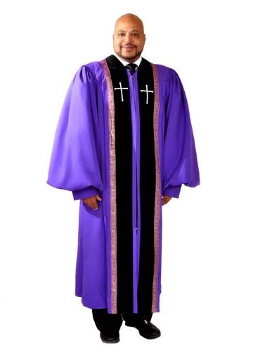 Pulpit Robe Style Bishop 08 (Roman Purple)