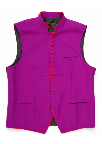Clergy Vest (Red Purple/Red)