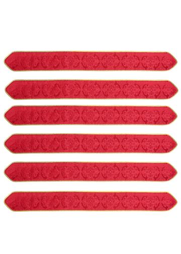 Doctoral Bars (RED -Gold 2nd LT) 024