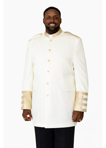 Clergy Jacket CJ010 (Cream/Gold LT)
