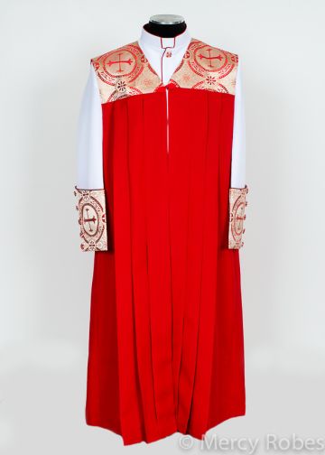 Mens Clergy Robe Cassock With Chimere Style Mercy 2017