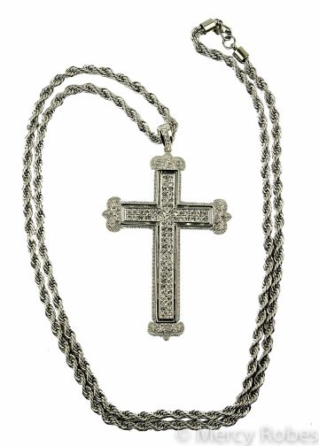 Pectoral Cross With Chain Style Subs940 A W