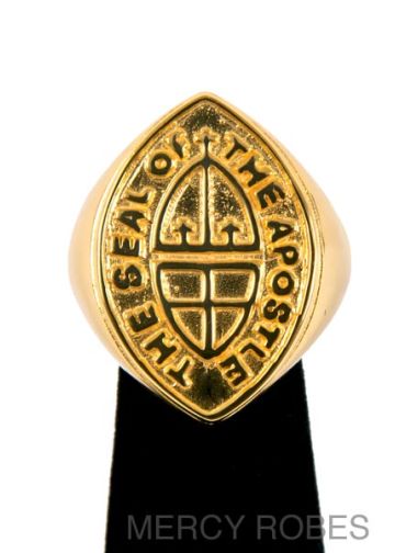 Mens Clergy Apostle Ring (Seal Of The Apostle (G)