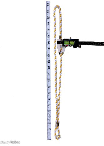 Clergy Cord (White/Gold)