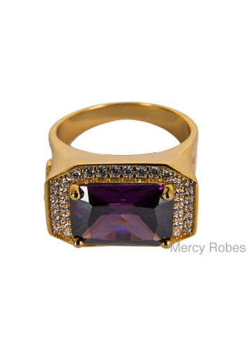 Clergy Bishop Ring Style Subs695 (G Purple)