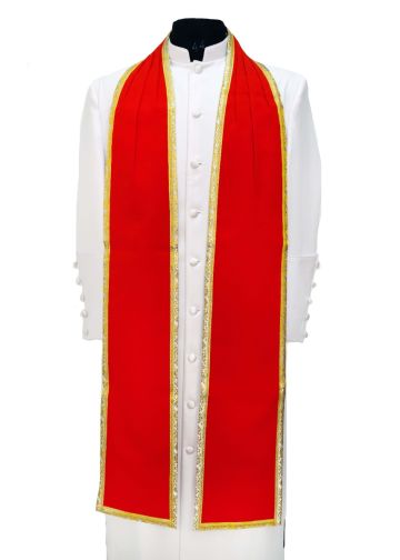 Traditional Tippet (Red/Gold)